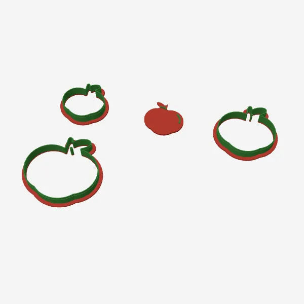 Apple Cookie Cutter – 3 Sizes, Teacher Treat