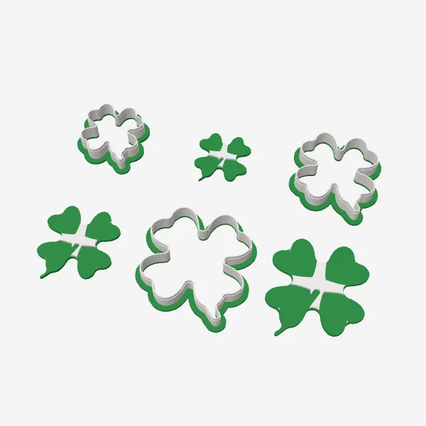 Four-Leaf Clover Cookie Cutter – 3 Sizes