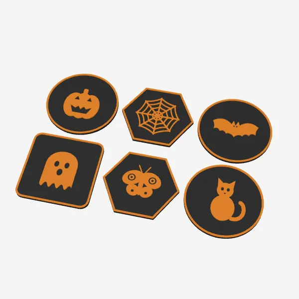 Halloween Coasters – Set of 6