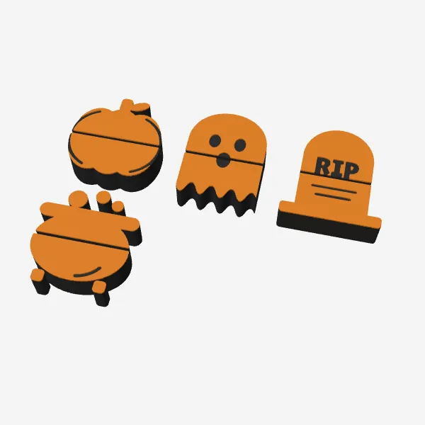 Halloween Place Card Holders – 4 Designs