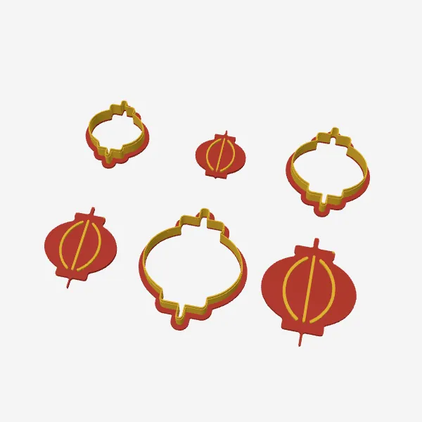 Lantern Cookie Cutter – 3 Sizes for Lunar New Year