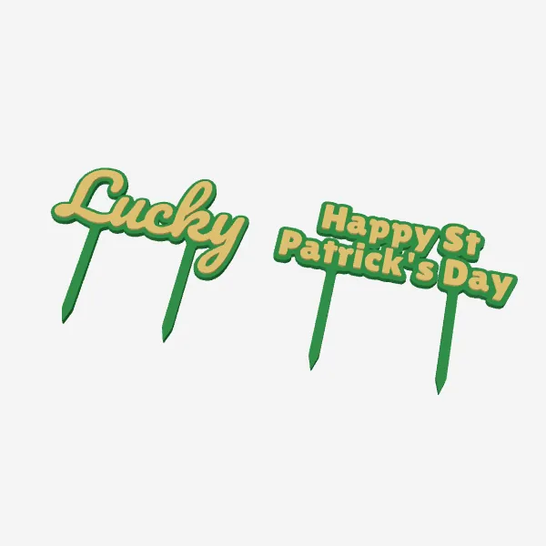 Lucky Cake Toppers – St Patrick's Day